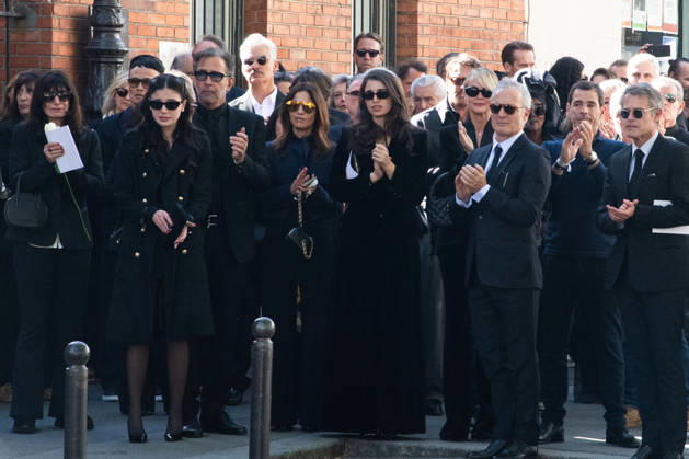 Obseques de Nadia Fares a Paris Læticia Hallyday ceremony of French actress Nadia Fares at the Saint Jean de Montmartre church in Paris on April 24, 2026 455357 2026 04 24  Copyright: xL.Urmanx xStarfacex STAR_455357_347