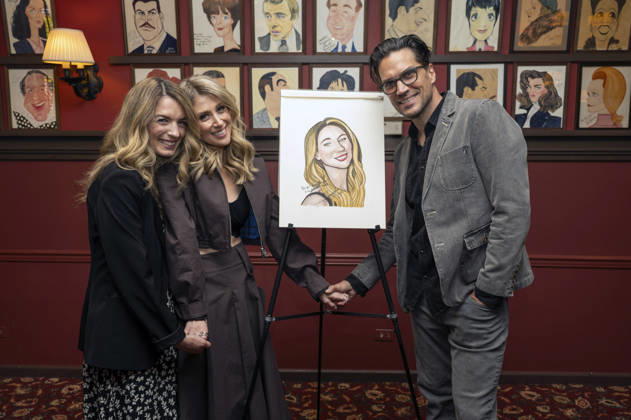 April 24, 2026, New York, Ny, United States: Caissie Levy and Will Swenson at Caissie Levy joins the legendary wall of caricatures at Sardi s. Held at SardiÃ¢â‚¬â ¢s in New York. Zuma Press April 24, 2026. New York United States - ZUMAp281 20260424_zea_p281_052 Copyright: xPhotoxImagexPressx