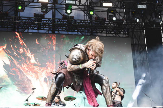 SaO PAULO, SP - 25.04.2026: BANGERS OPEN AIR 2026 - The German band Feuerschwanz performs on the Ice Stage at the Bangers Open Air 2026 festival held at the Memorial da AmÃ rica Latina on the afternoon of this Saturday (25) x2931556x  YurixMurakami