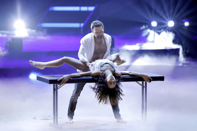 Sängerin Nadja Benaissa (No Angels) und Tänzer Vadim Garbuzov bei der siebten Tanzshow der 19. Staffel der RTL-Tanzshow Lets Dance im Coloneum. Köln, 24.04.2026 NRW Deutschland Copyright: xChristophxHardtx