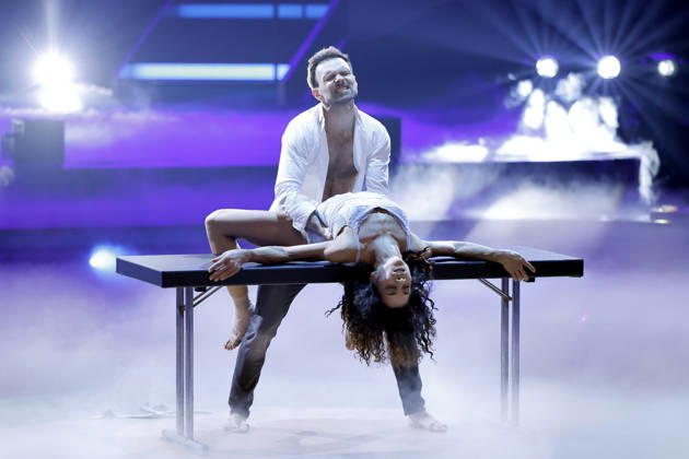 Sängerin Nadja Benaissa (No Angels) und Tänzer Vadim Garbuzov bei der siebten Tanzshow der 19. Staffel der RTL-Tanzshow Lets Dance im Coloneum. Köln, 24.04.2026 NRW Deutschland Copyright: xChristophxHardtx