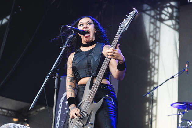 SaO PAULO, SP - 25.04.2026: BANGERS OPEN AIR 2026 - The death metal band Crypta performs on the Sun Stage at the Bangers Open Air 2026 festival held at the Memorial da AmÃ rica Latina on the afternoon of this Saturday (25) x2931899x  YurixMurakami