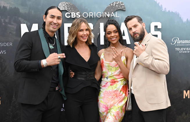 ˜Marshals™ FYC Mo Brings Plenty, Arielle Kebbel, Ash Santos and Logan Marshall-Green arriving to the Marshals FYC held at Paramount Studios on April 25, 2026 in Hollywood, CA. Hollywood Paramount Studios California USA Copyright: xLisaxOConnorx xAFF-USA.comx