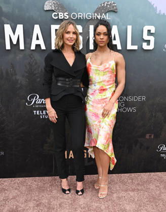 ˜Marshals™ FYC Arielle Kebbel and Ash Santos arriving to the Marshals FYC held at Paramount Studios on April 25, 2026 in Hollywood, CA. Hollywood Paramount Studios California USA Copyright: xLisaxOConnorx xAFF-USA.comx