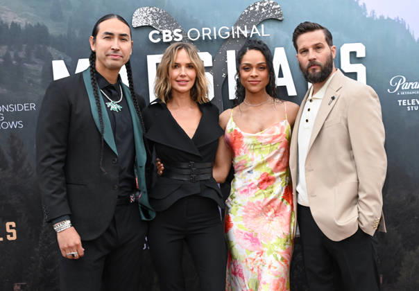 ˜Marshals™ FYC Mo Brings Plenty, Arielle Kebbel, Ash Santos and Logan Marshall-Green arriving to the Marshals FYC held at Paramount Studios on April 25, 2026 in Hollywood, CA. Hollywood Paramount Studios California USA Copyright: xLISAxOConnorx xAFF-USA.comx