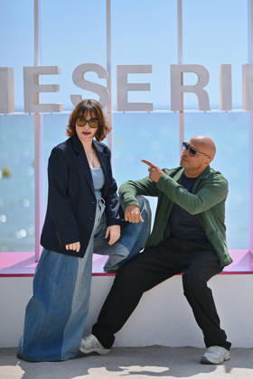 9th Cannes Series - A Bientot De Te Revoir Photocall. FC CANNES, FRANCE - APRIL 25 Sophie-Marie Larrouy and Eric Judor attends the A Bientot De Te Revoir Photocall at the 9th Canneseries International Festival on April 25, 2026 in Cannes, France. Photo by Franck Castel ABACAPRESS.COM Cannes France  Copyright: xCastelxFranck ABACAx