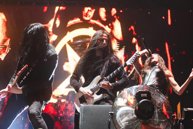 SaO PAULO, SP - 25.04.2026: BANGERS OPEN AIR 2026 - The band Arch Enemy performs on the Hot Stage at the Bangers Open Air 2026 festival held at the Memorial da AmÃ rica Latina on Saturday night (25) x2932096x  YurixMurakami