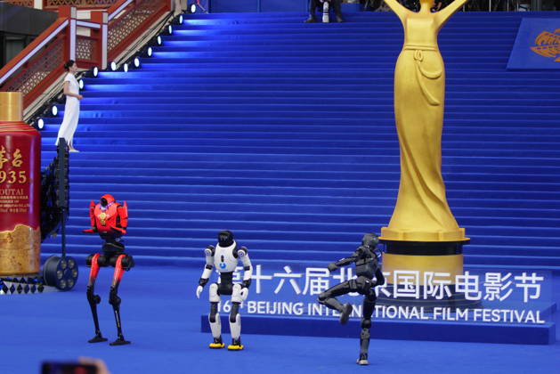 BEIJING, CHINA - APRIL 25: Humanoid robots perform at the closing ceremony of the 16th Beijing International Film Festival on April 25, 2026 in Beijing, China.  Copyright: xVCGx 111637227638
