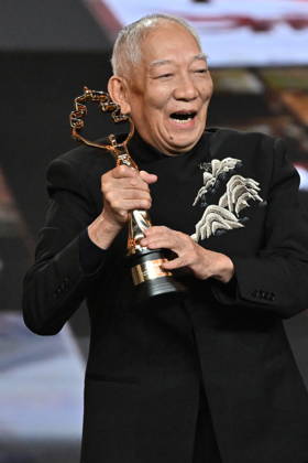 BEIJING, CHINA - APRIL 25: Martial arts choreographer and film director Yuen Woo-ping receives the Lifetime Achievement Award at the closing ceremony of the 16th Beijing International Film Festival on April 25, 2026 in Beijing, China.  Copyright: xVCGx 111637296121