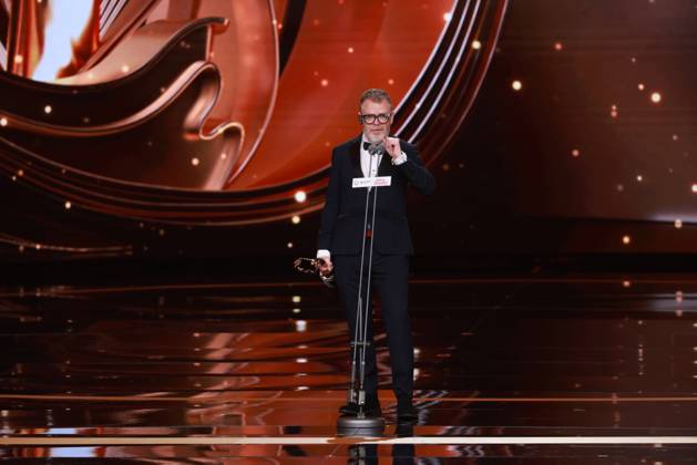 BEIJING, CHINA - APRIL 25: Paul Andrew Williams receives the Best Screenplay Award at the closing ceremony of the 16th Beijing International Film Festival on April 25, 2026 in Beijing, China.  Copyright: xVCGx 111637275471
