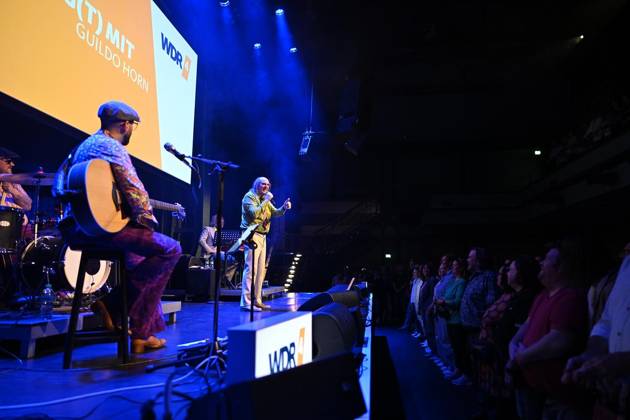 Guildo Horn ist in der Stadt und singt gleich an zwei ausverkauften Abenden mit den Essenern in der Weststadthalle. ** NUR FÜR REDAKTIONELLE ZWECKE ** EDITORIAL USE ONLY **<p>Guildo Horn und die Orthopädischen Strümpfe treten am Samstag, 25. April 2026 in der Weststadthalle in Essen auf. Deutschland NRW Essen Copyright: VladimirxWegener
