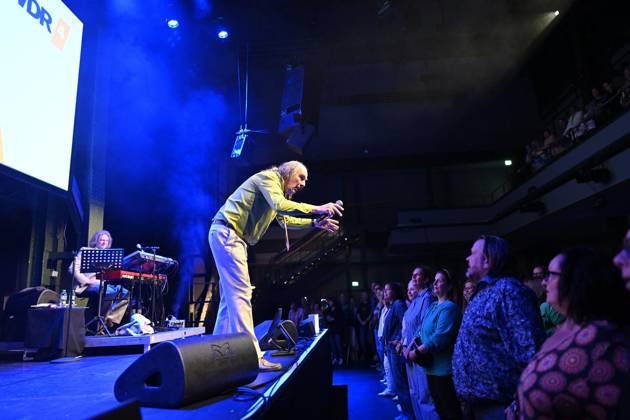 Guildo Horn ist in der Stadt und singt gleich an zwei ausverkauften Abenden mit den Essenern in der Weststadthalle. ** NUR FÜR REDAKTIONELLE ZWECKE ** EDITORIAL USE ONLY **<p>Guildo Horn und die Orthopädischen Strümpfe treten am Samstag, 25. April 2026 in der Weststadthalle in Essen auf. Deutschland NRW Essen Copyright: VladimirxWegener