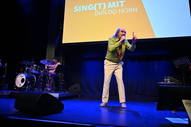 Guildo Horn ist in der Stadt und singt gleich an zwei ausverkauften Abenden mit den Essenern in der Weststadthalle. ** NUR FÜR REDAKTIONELLE ZWECKE ** EDITORIAL USE ONLY **<p>Guildo Horn und die Orthopädischen Strümpfe treten am Samstag, 25. April 2026 in der Weststadthalle in Essen auf. Deutschland NRW Essen Copyright: VladimirxWegener