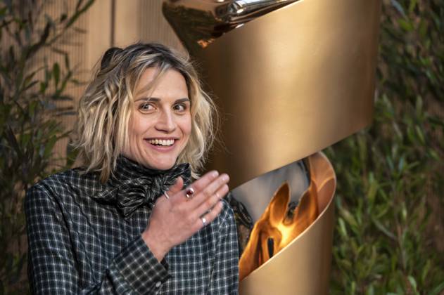 ABB FILMPREISABEND- Mala Emde zu Gast auf dem Nominiertenabend zum DEUTSCHEN FILMPREISES 2026 in der Landesvertretung Nordrhein-Westfalen am 25.04.2026 in Berlin Berlin Deutschland