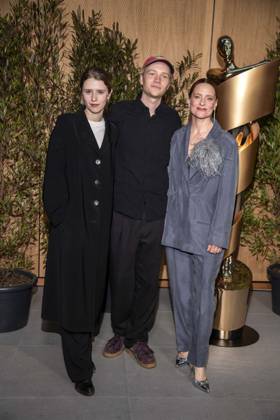 ABB FILMPREISABEND- Katharina Stark, Bruno Aleaxander und Anne Ratte-Polle zu Gast auf dem Nominiertenabend zum DEUTSCHEN FILMPREISES 2026 in der Landesvertretung Nordrhein-Westfalen am 25.04.2026 in Berlin Berlin Deutschland