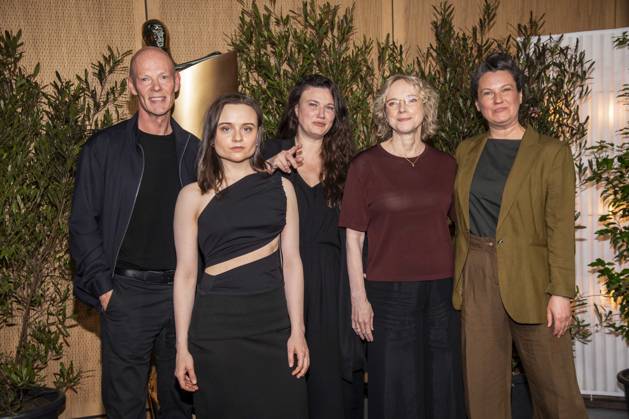 ABB FILMPREISABEND- Lucas Schmidt, Lena Urzendowsky, Claudia Geisler-Bading und Luise Peter zu Gast auf dem Nominiertenabend zum DEUTSCHEN FILMPREISES 2026 in der Landesvertretung Nordrhein-Westfalen am 25.04.2026 in Berlin Berlin Deutschland