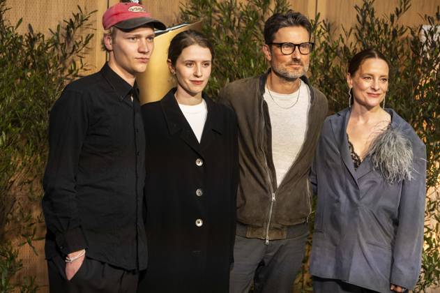 ABB FILMPREISABEND- Bruno Aleaxander, Katharina Stark, Simon Verhoeven und Anne Ratte-Polle zu Gast auf dem Nominiertenabend zum DEUTSCHEN FILMPREISES 2026 in der Landesvertretung Nordrhein-Westfalen am 25.04.2026 in Berlin Berlin Deutschland