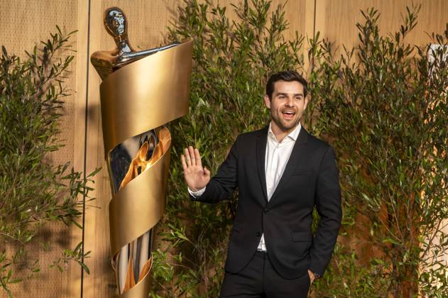 ABB FILMPREISABEND- Lucas Reiber Lola zu Gast auf dem Nominiertenabend zum DEUTSCHEN FILMPREISES 2026 in der Landesvertretung Nordrhein-Westfalen am 25.04.2026 in Berlin Berlin Deutschland