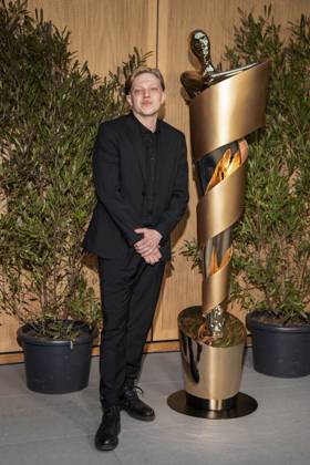 ABB FILMPREISABEND- Leonhard Kunz zu Gast auf dem Nominiertenabend zum DEUTSCHEN FILMPREISES 2026 in der Landesvertretung Nordrhein-Westfalen am 25.04.2026 in Berlin Berlin Deutschland