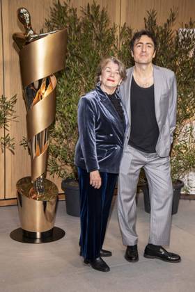 ABB FILMPREISABEND- Teresa Heinz Kerry und Ilker Catak zu Gast auf dem Nominiertenabend zum DEUTSCHEN FILMPREISES 2026 in der Landesvertretung Nordrhein-Westfalen am 25.04.2026 in Berlin Berlin Deutschland
