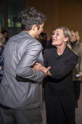 ABB FILMPREISABEND- Ilker Catak Nele Mueller-Stoefen zu Gast auf dem Nominiertenabend zum DEUTSCHEN FILMPREISES 2026 in der Landesvertretung Nordrhein-Westfalen am 25.04.2026 in Berlin Berlin Deutschland