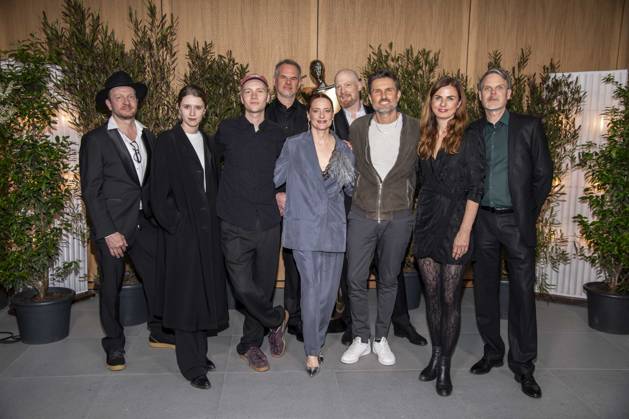 ABB FILMPREISABEND- guest, Katharina Stark, Bruno Aleaxander, guest, Anne Ratte-Polle, guest, Simon Verhoeven, Janine Jackowski und guest zu Gast auf dem Nominiertenabend zum DEUTSCHEN FILMPREISES 2026 in der Landesvertretung Nordrhein-Westfalen am 25.04.2026 in Berlin Berlin Deutschland