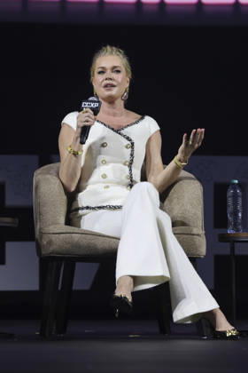 April 25, 2026, Mexico City, Ciudad de Mexico, Mexico: Rebecca Romijn attends the Star Trek: Strange New Worlds conference at pop culture festival CCXP Comic Con Experience at Centro Banamex on April 25, 2026 in Mexico City, Mexico. Mexico City Mexico - ZUMAe321 20260425_zea_e321_178 Copyright: xYamakxPereax