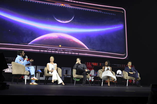 April 25, 2026, Mexico City, Ciudad de Mexico, Mexico: Rebecca Romijn, Ethan Peck, Celia Rose Gooding and Paul Wesley attend the Star Trek: Strange New Worlds conference at pop culture festival CCXP Comic Con Experience at Centro Banamex on April 25, 2026 in Mexico City, Mexico. Mexico City Mexico - ZUMAe321 20260425_zea_e321_158 Copyright: xYamakxPereax