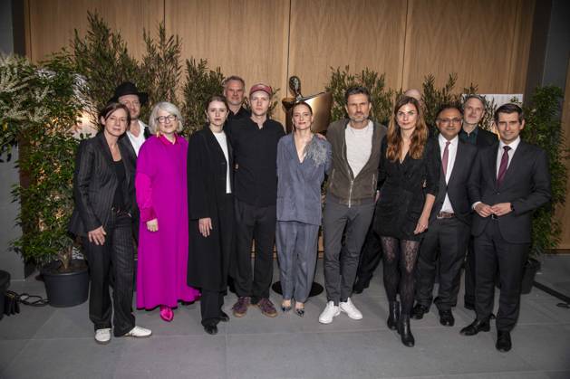 ABB FILMPREISABEND- Anne Leppien, Claudia Löwe, Katharina Stark, guest, Bruno Aleaxander, Anne Ratte-Polle, Simon Verhoeven, Janine Jackowski, Walid Nakschbandi, guest und Dr. Matthias Roßbach zu Gast auf dem Nominiertenabend zum DEUTSCHEN FILMPREISES 2026 in der Landesvertretung Nordrhein-Westfalen am 25.04.2026 in Berlin Berlin Deutschland