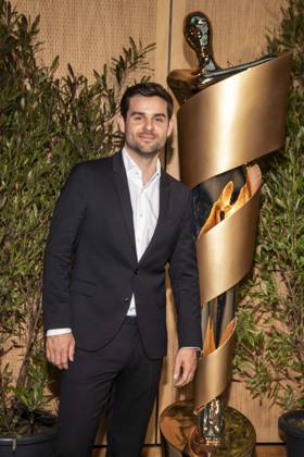 ABB FILMPREISABEND- Lucas Reiber zu Gast auf dem Nominiertenabend zum DEUTSCHEN FILMPREISES 2026 in der Landesvertretung Nordrhein-Westfalen am 25.04.2026 in Berlin Berlin Deutschland
