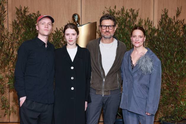 Deutscher Filmpreis, Nominiertenabend Bruno Alexander, Katharina Stark, Simon Verhoeven, Anne Ratte-Polle Nominiertenabend, Deutscher Filmpreis, Landesvertretung Nordrhein-Westfalen, Berlin Datum: 25.04.2026