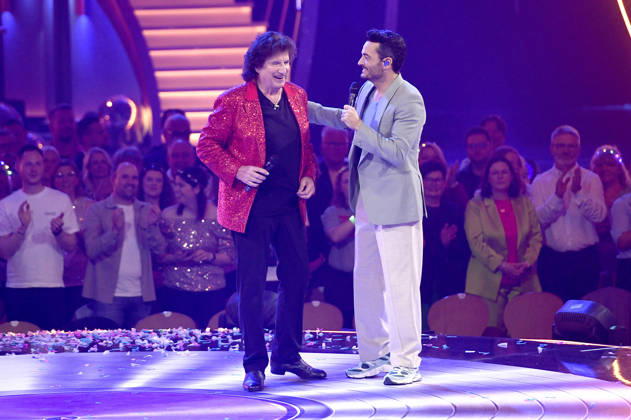 Olaf der Flipper und Giovanni Zarrella in der ZDF-Musikshow Die Giovanni Zarrella Show in der Lokhalle Göttingen. Göttingen, 25.04.2026