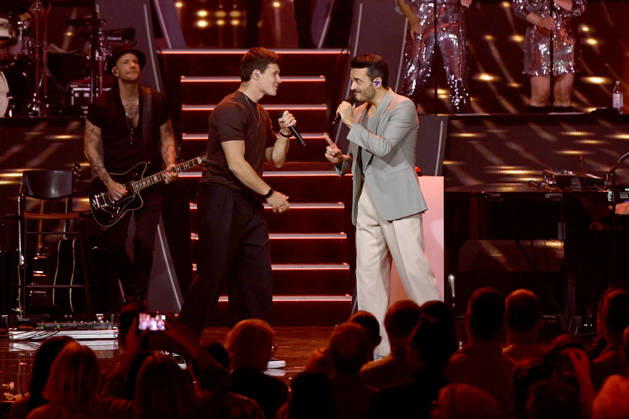 Wincent Weiss und Giovanni Zarrella in der ZDF-Musikshow Die Giovanni Zarrella Show in der Lokhalle Göttingen. Göttingen, 25.04.2026