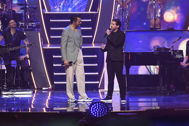 Giovanni Zarrella und Joey Heindle in der ZDF-Musikshow Die Giovanni Zarrella Show in der Lokhalle Göttingen. Göttingen, 25.04.2026