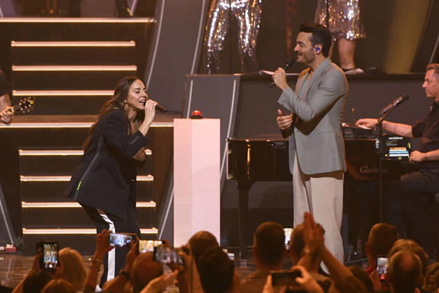 Melanie C und Giovanni Zarrella in der ZDF-Musikshow Die Giovanni Zarrella Show in der Lokhalle Göttingen. Göttingen, 25.04.2026