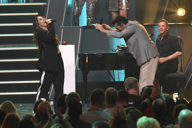 Melanie C und Giovanni Zarrella in der ZDF-Musikshow Die Giovanni Zarrella Show in der Lokhalle Göttingen. Göttingen, 25.04.2026