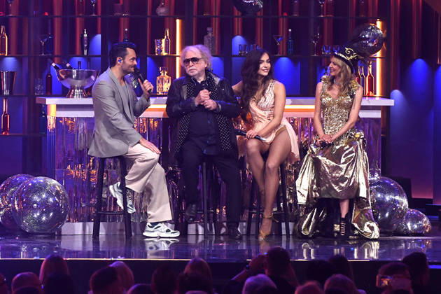 Giovanni Zarrella, Bernhard Paul, Lili Paul-Roncalli und Ella Endlich in der ZDF-Musikshow Die Giovanni Zarrella Show in der Lokhalle Göttingen. Göttingen, 25.04.2026