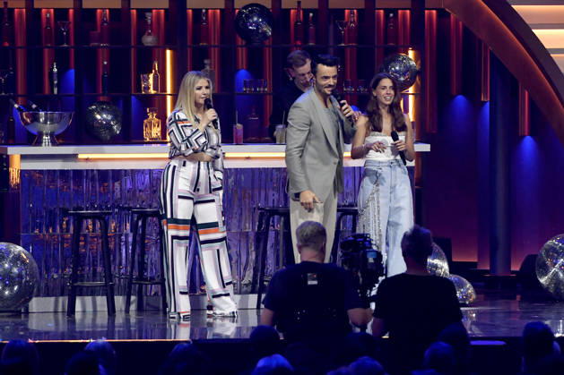 Beatrice Egli, Giovanni Zarrella und Vanessa Mai in der ZDF-Musikshow Die Giovanni Zarrella Show in der Lokhalle Göttingen. Göttingen, 25.04.2026