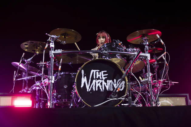 The Warning perform at AO Arena Drummer Paulina Villarreal VÃ lez of Mexican rock band The Warning performs at AO Arena, Manchester, 25th April 2026, Credit:Mike Gray Avalon  Copyright: xMikexGrayx xAvalonx 1094365798