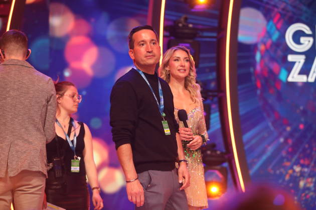 Anna-Carina Woitschack und Moritz Andersen in der TV-Show Die Giovanni Zarrella Show Party pur live aus der Lokhalle Göttingen. Göttingen, 25.04.2026 Copyright: xAgenturxMatthiasxWehnertx xM.xGränzdörferx