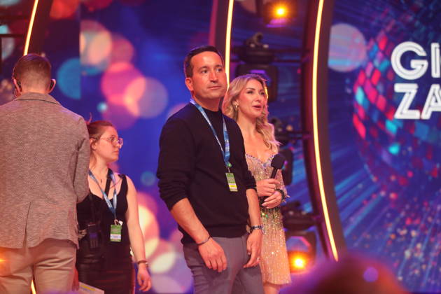 Anna-Carina Woitschack und Moritz Andersen in der TV-Show Die Giovanni Zarrella Show Party pur live aus der Lokhalle Göttingen. Göttingen, 25.04.2026 Copyright: xAgenturxMatthiasxWehnertx xM.xGränzdörferx