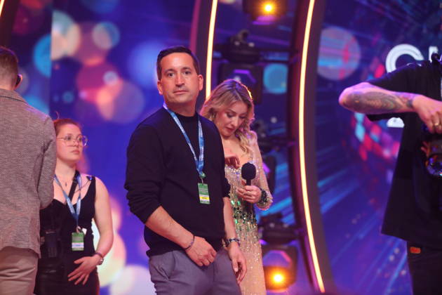 Anna-Carina Woitschack und Moritz Andersen in der TV-Show Die Giovanni Zarrella Show Party pur live aus der Lokhalle Göttingen. Göttingen, 25.04.2026 Copyright: xAgenturxMatthiasxWehnertx xM.xGränzdörferx