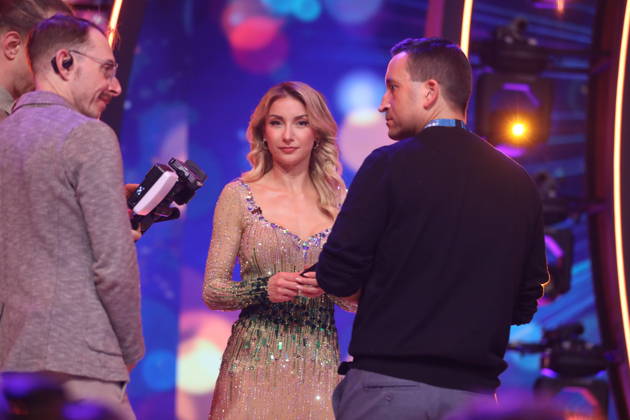 Anna-Carina Woitschack und Moritz Andersen in der TV-Show Die Giovanni Zarrella Show Party pur live aus der Lokhalle Göttingen. Göttingen, 25.04.2026 Copyright: xAgenturxMatthiasxWehnertx xM.xGränzdörferx