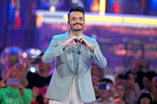 ZDF - Die Giovanni Zarrella Show . Giovanni Zarrella während der ZDF - Unterhaltungssendung Die Giovanni Zarrella Show am 25.04.2026 im Lokschuppen Göttingen. 20260425SBK0007