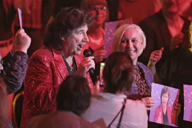 ZDF - Die Giovanni Zarrella Show . Olaf der Flipper Malolepski während der ZDF - Unterhaltungssendung Die Giovanni Zarrella Show am 25.04.2026 im Lokschuppen Göttingen. 20260425SBK0013
