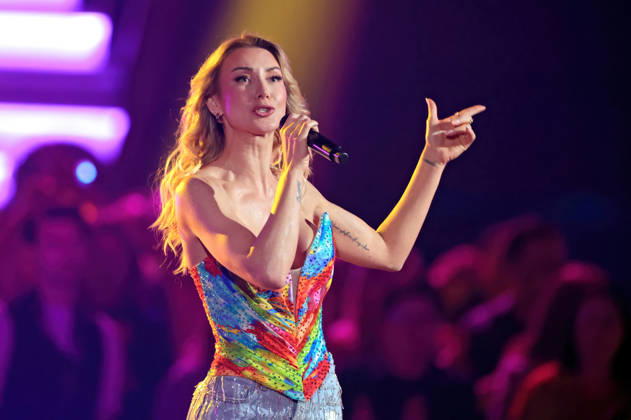 ZDF - Die Giovanni Zarrella Show . Anna-Carina Woitschack während der ZDF - Unterhaltungssendung Die Giovanni Zarrella Show am 25.04.2026 im Lokschuppen Göttingen. 20260425SBK0029