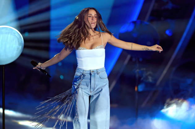 ZDF - Die Giovanni Zarrella Show . Vanessa Mai während der ZDF - Unterhaltungssendung Die Giovanni Zarrella Show am 25.04.2026 im Lokschuppen Göttingen. 20260425SBK0053