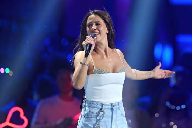 ZDF - Die Giovanni Zarrella Show . Vanessa Mai während der ZDF - Unterhaltungssendung Die Giovanni Zarrella Show am 25.04.2026 im Lokschuppen Göttingen. 20260425SBK0055