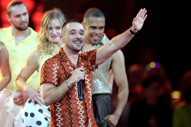 ZDF - Die Giovanni Zarrella Show . Pietro Basile während der ZDF - Unterhaltungssendung Die Giovanni Zarrella Show am 25.04.2026 im Lokschuppen Göttingen. 20260425SBK0067