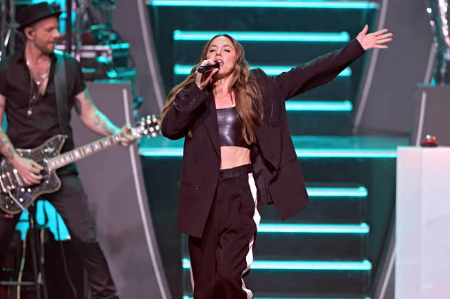 ZDF - Die Giovanni Zarrella Show . Melanie Mel C während der ZDF - Unterhaltungssendung Die Giovanni Zarrella Show am 25.04.2026 im Lokschuppen Göttingen. 20260425SBK0071
